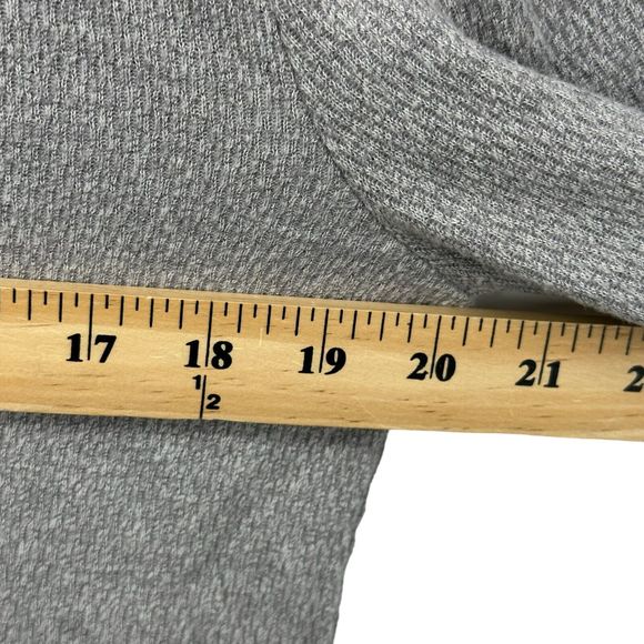 Hollister California Mens Henley Tee Long Sleeve Thermal Pullover Small Gray - Picture 9 of 13